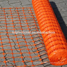 Orange construction fence plastic Snow Safety warning mesh